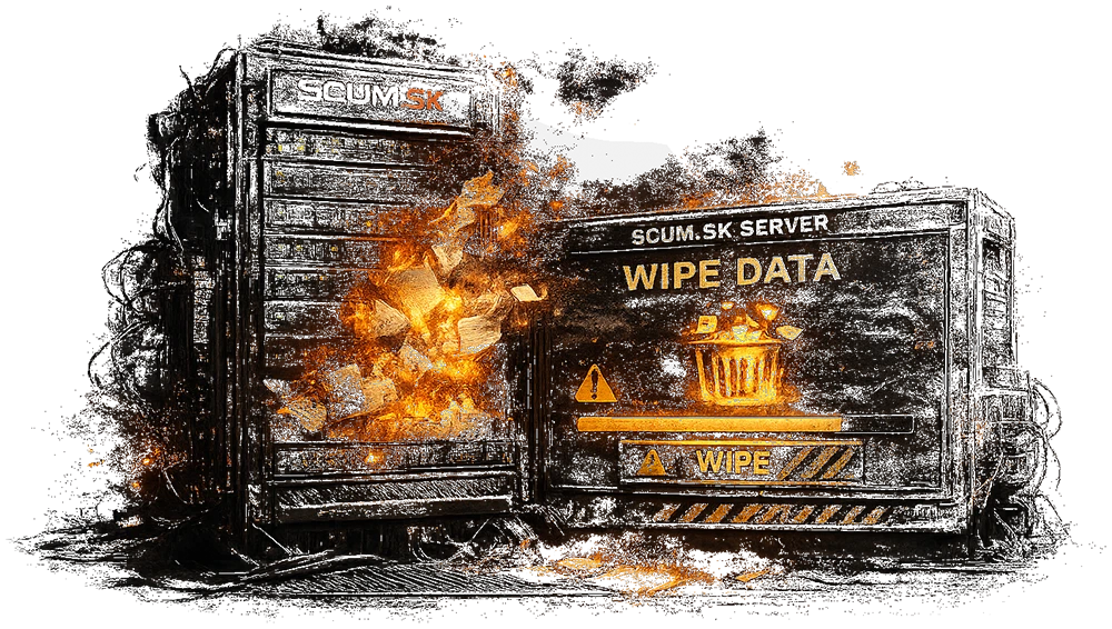 SCUM.SK server wipe and community