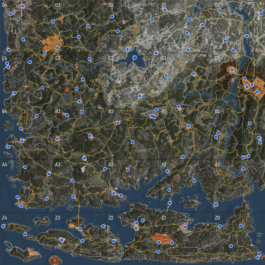 possible vehicle spawns
